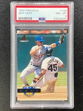 1994 Pinnacle  Jeff Kent  PSA 8  New York Mets  San Francisco Giants