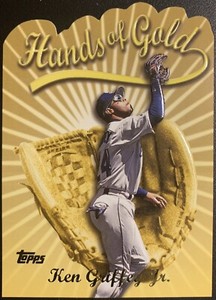 Ken Griffey Jr 2000 Topps Hands of Gold Die Cut  #HG3 Mariners