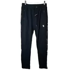Homme + Femme Sweatpants Men's Women’s SM Black Signature Slim Fit Track Jogger - Picture 1 of 12