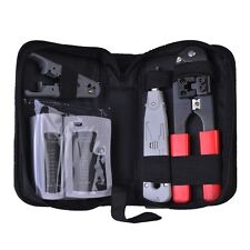 LY-TK22 RJ-45/RJ-11 Network Wiring Tool Kit w/Cable Tester, Crimping Tool & More