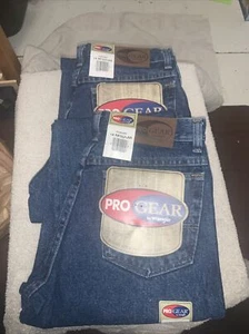 PRO GEAR By WRANGLER 5 POCKETS LOOSE OVER BOOT FIT JEANS STONE WASH  BOYS 14 Reg - Picture 1 of 6