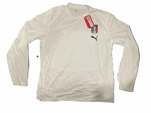 Camiseta Puma Italia Italia Jersey manga larga talla XL blanca - Imagen 1 de 2