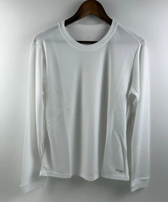 Camisa Atlética Saucony Mujer Hidratante Manga Larga Cuello Redondo Blanca Talla XL NUEVA CON ETIQUETAS Foto 1 de 4