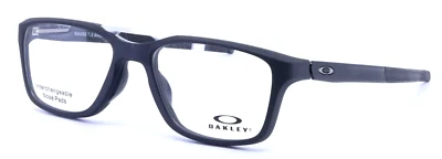Oakley GAUGE 7.2 ARCH OX8113-0153 Satin Black Silver Arch Eyeglasses 53-17-136 - Image 1 of 4