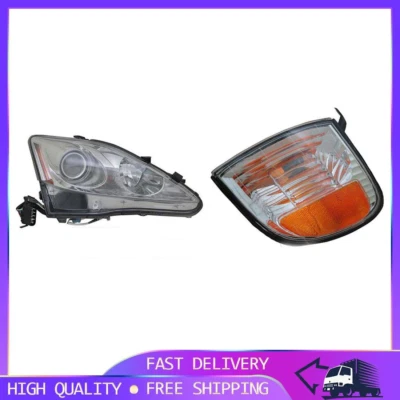 Передний указатель поворота в сборе левый правый 2 для Toyota Tundra 2000-02 2003 2004 PG - Изображение 1 из 4