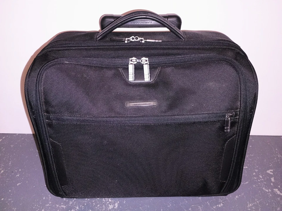 Briggs & Riley Rolling Briefcase Laptop Carry On Upright Luggage Bag KR251-4 - Image 1 of 4