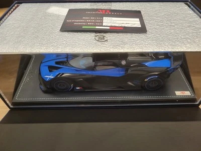 BUGATTI BOLIDE 1/18 Launch Livery Blu MR COLLECTION MODELS BUG014 - Immagine 1 di 4
