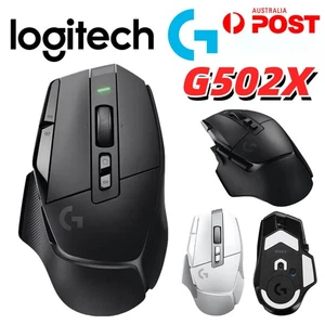 LOGITECH Wireless Mouse G502X Lightspeed Gaming Optical Bluetooth Mice Laptop PC - Picture 1 of 17