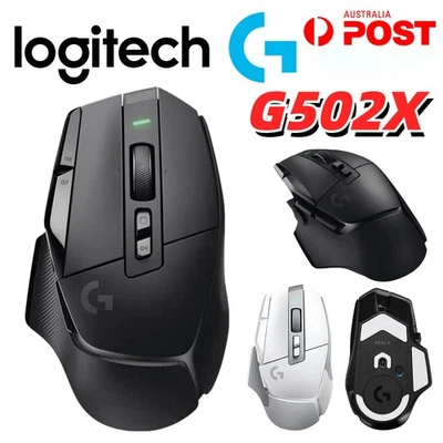 LOGITECH Wireless Mouse G502X Lightspeed Gaming Optical Bluetooth Mice Laptop PC - Image 1 of 4