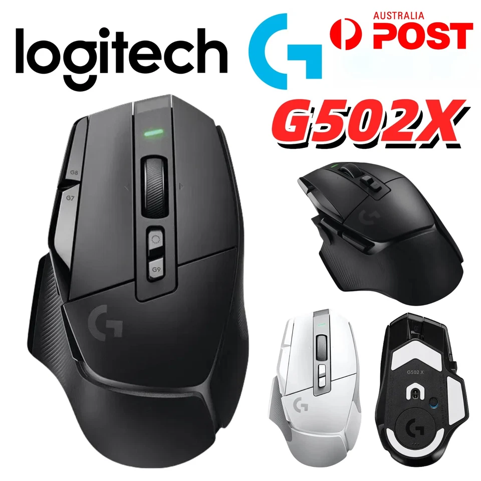 LOGITECH Wireless Mouse G502X Lightspeed Gaming Optical Bluetooth Mice Laptop PC - Image 1 of 4