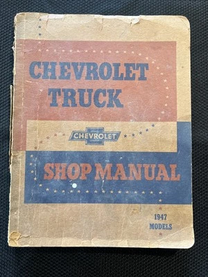 Chevrolet 1947 manual de taller de reparación modelos de camionetas Chevy LEER Foto 1 de 4