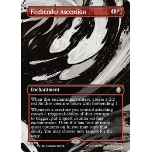 Firebender Ascension (borderless) X4 M/NM Magic MTG Avatar: The Last Airbender - Image 1 of 1