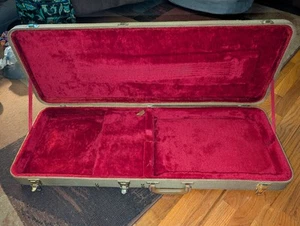 Vintage 70er Jahre ? E Gitarre Hartschalenkoffer Tweed Universal Koffer - Bild 1 von 14