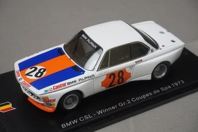 1:43 SPARK SB226 BMW CSL coupes de SPA Winner N.Lauda 1973 #28 - Image 1 of 4