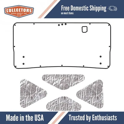 Ford Thunderbird 1967-69 kit de cubierta debajo del maletero - suave con aislamiento térmico Foto 1 de 4