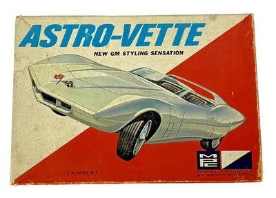 RARE MPC ASTRO VETTE GM STYLING SENSATION SHOW CAR OPEN BOX 1/25 MPC 509-200 - Image 1 of 4