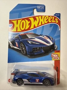 Chevrolet Corvette C8.R #190/250 2022 Hot Wheels entonces y ahora #1/10 (azul) - Imagen 1 de 3