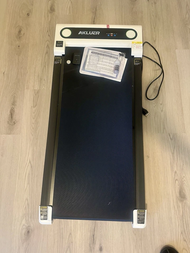 Almohadilla para caminar debajo del escritorio cinta de correr silenciosa capacidad 300 libras portátil con control remoto Foto 1 de 1