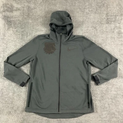 Georgia Bulldogs Nike Jacket Mens Extra Large Hoodie Full Zip Nike DriFit Fleece - Image 1 of 4