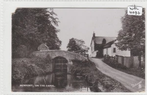 NEWPORT Monmouthshire View of Canal, Bridge and House RP TUCK - Picture 1 of 2
