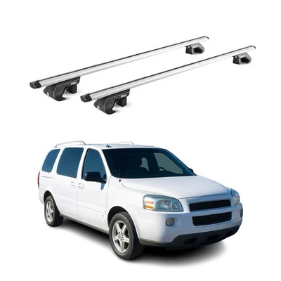 Fits Chevrolet Uplander 2005-2009 Roof Rack Cross Bars Silver Carrier 2 Pcs - Изображение 1 из 4