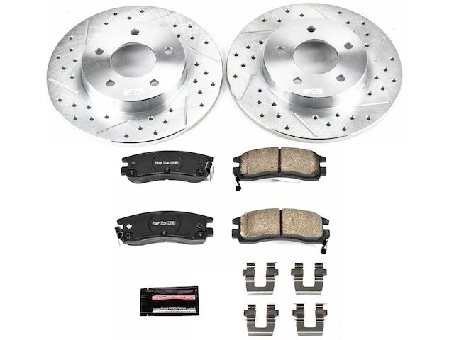 Rear Brake Pad and Rotor Kit For 1992-1993, 1995-1999 Buick Riviera 1996 PD814RR - Image 1 of 1