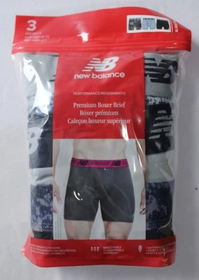 Paquete de 3 calzoncillos boxer New Balance premium de 6" DM3 multicolor talla XL NUEVOS CON ETIQUETAS Foto 1 de 3