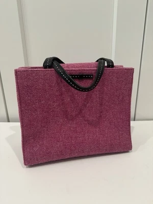Bolso de Mano Kate Spade Rosa/Lana Frambuesa, Asas Negras - Excelente Estado Foto 1 de 4