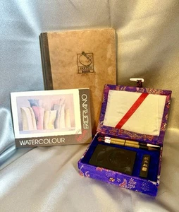 NEW Lot: Sketch Book, Water Color Post Card Book & Sumo Ink & Brush Set & Ink - Picture 1 of 10