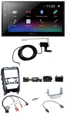 Pioneer DAB Lenkrad Bluetooth 2DIN USB Autoradio für Mini Cooper 06-14 Parksenso - Bild 1 von 4