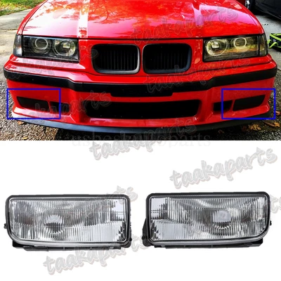 Luces antiniebla lente transparente para BMW E36 serie 3 318i 325i M3 1992-1998 1995 1996 1997 Foto 1 de 4