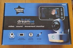 TOMMEE TIPPEE Dreamee Sound, Motion and Video Baby Monitor. New. 