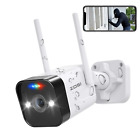 ZOSI CCTV 4MP Wired WIFI IP Camera Wireless Outdoor Colour Night Vision Audio In