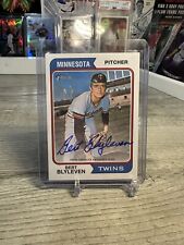 2023 Topps Heritage Bert Blyleven Real One Auto Autograph Blue Ink Twins HOF SP