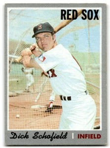 1970 Topps Baseball Dick Schofield Boston Red Sox #251