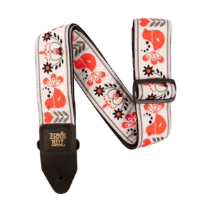 Ernie Ball 4689 Correa de Guitarra Jacquard Clásica/Correa de Bajo - Pájaro Rojo Invierno - Imagen 1 de 1