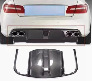 Rear Bumper Lip Diffuser Carbon Fiber Fits MB E-Class W207 Coupe AMG JC 10-13 - Foto 1 di 13