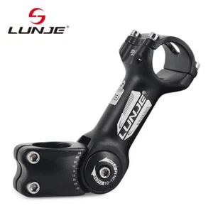 Adjustable MTB Bike Stem Aluminum Alloy Road Bicycle Stem 60 Riser Front Frok - Picture 1 of 15