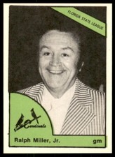 1978 TCMA The Minors Ralph Miller St. Petersburg Cardinals #0090