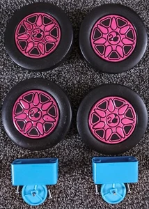 Mattel FBR34 Barbie DreamCamper Van 2017 - Wheel Set Spare Part - Imagen 1 de 6