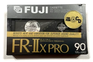 FUJI FR-IIx Pro 90 Audio Cassette Cinta en Blanco Sellada Hecho en Japón Tipo II - Imagen 1 de 3