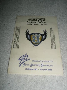 Baltimore Ravens Temporary Tattoo NFL Football w/ 1996-1998 Logo - Picture 1 of 8