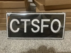 Custom Made Police CTSFO Morale Patch Plate Carrier Extra Large Tactical British - Picture 1 of 4