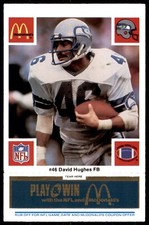 1986 McDonald's All-Star Team Full Game Pieces Unscratched Blue David Hughes