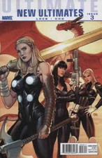 Ultimate New Ultimates #3 Thor Reborn Marvel Comics Sep 2010 (VF+)