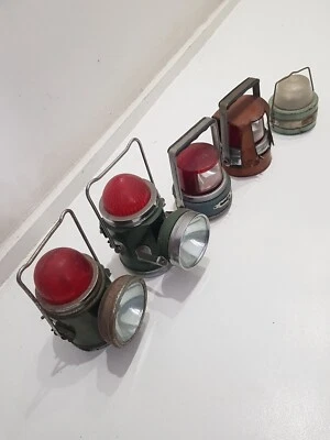 5x Collezione Lampada Segnalatrice Torcia Hong Kong Originali D'Epoca vintage - Image 1 of 4