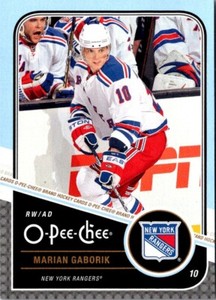 2011 O-Pee-Chee Marian Gaborik #362 New York Rangers
