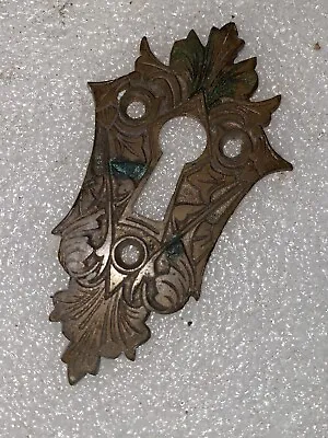 Antique Decorative Brass Eastlake Keyhole Cover • 40$