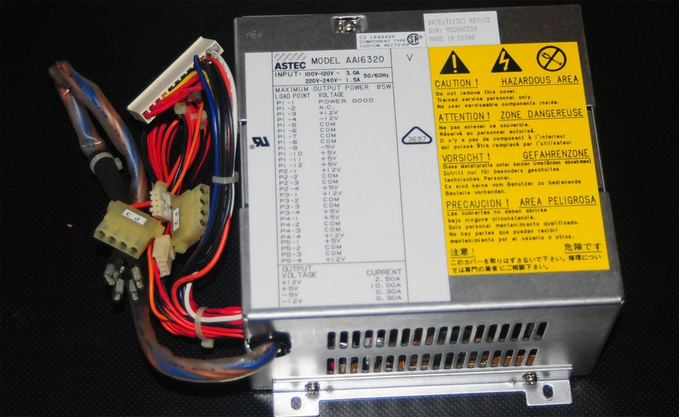 Astec AA16320 Computer Power Supply 85W - Image 1 of 1