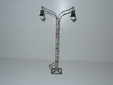 Plank Ernst Bogenlampe, 2-armig, Höhe 28 cm, Kabel ersetzt, selten!